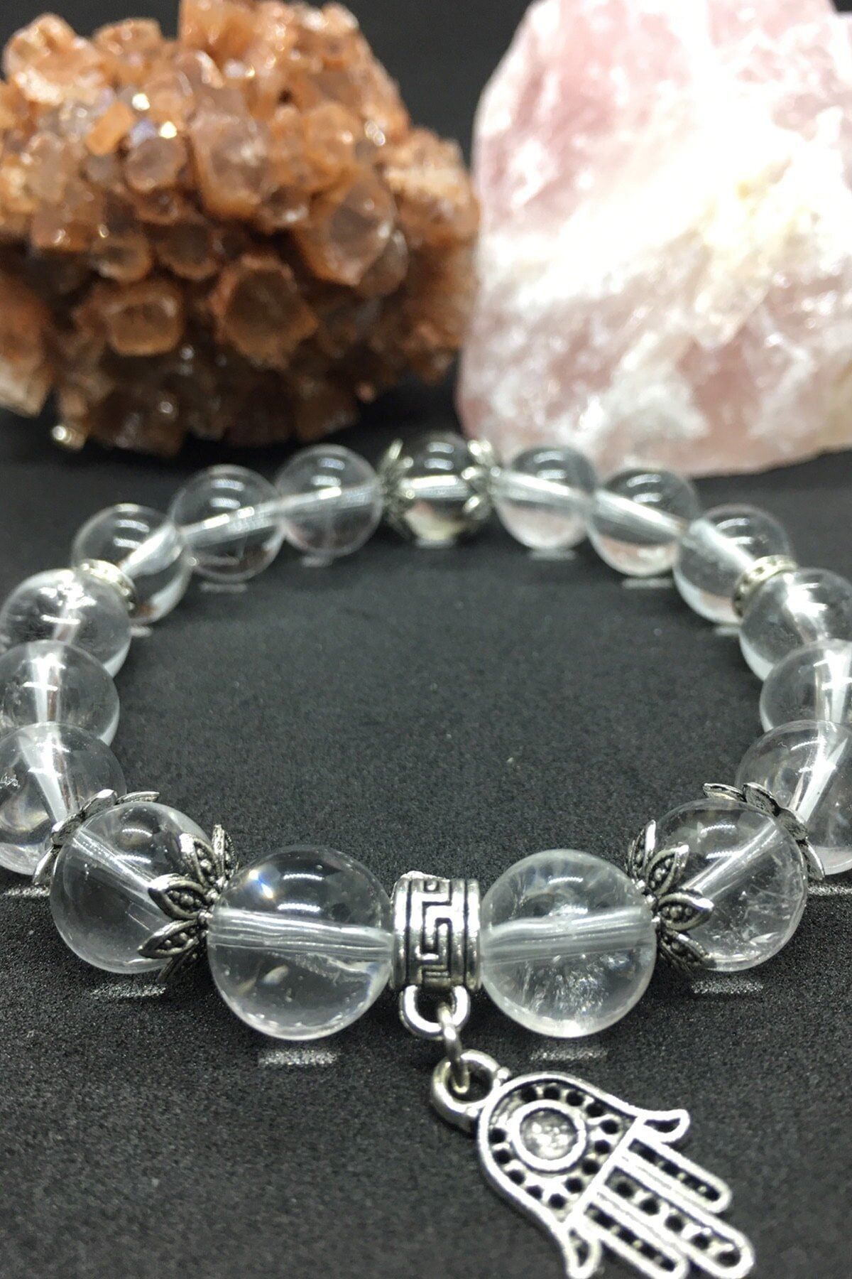 Crystal on sale stone bracelet