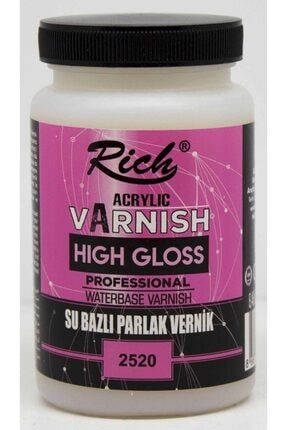 Acrylic Varnish High Gloss Professional Water -based Varnish Su Bazlı Parlak Vernik 250 Cc 2502520
