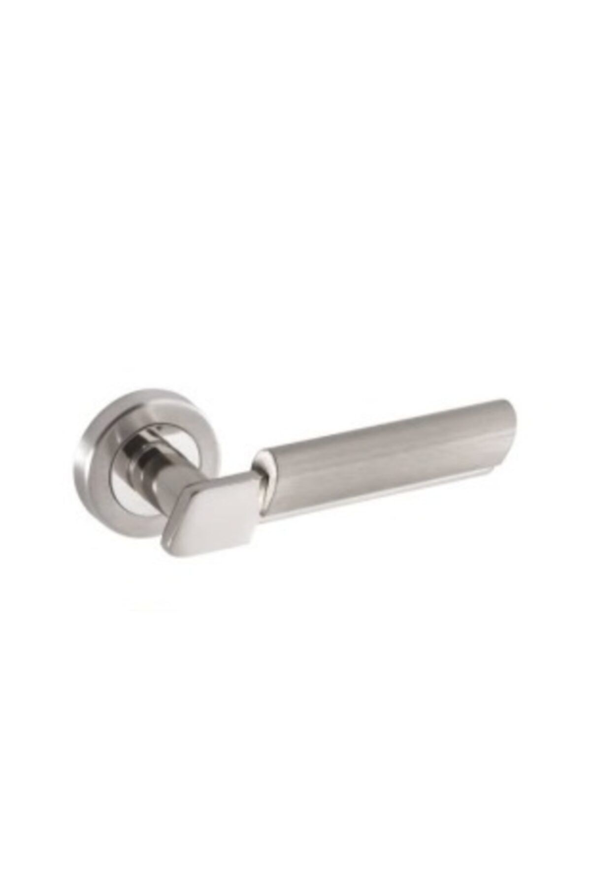 Sofuoğlu-Linda Door Handle (Wc) Satin-nickel with Round Rosette 4