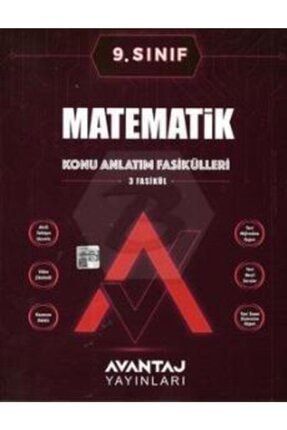 Avantaj 9. Sınıf Matematik Konu Anlatım Fasikülleri MST02868