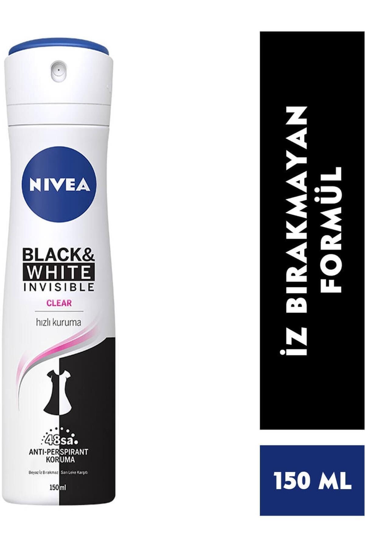 Nivea Deodorant Invisible Black&white Woman 150 ml