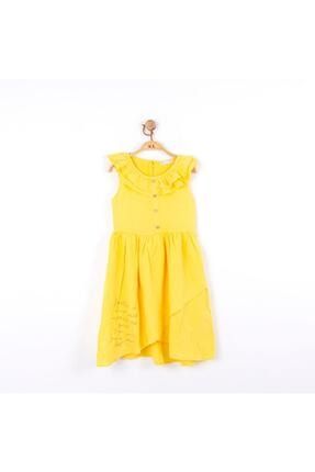 Kız Çocuk Sarı Nare Elbise mnvs76005