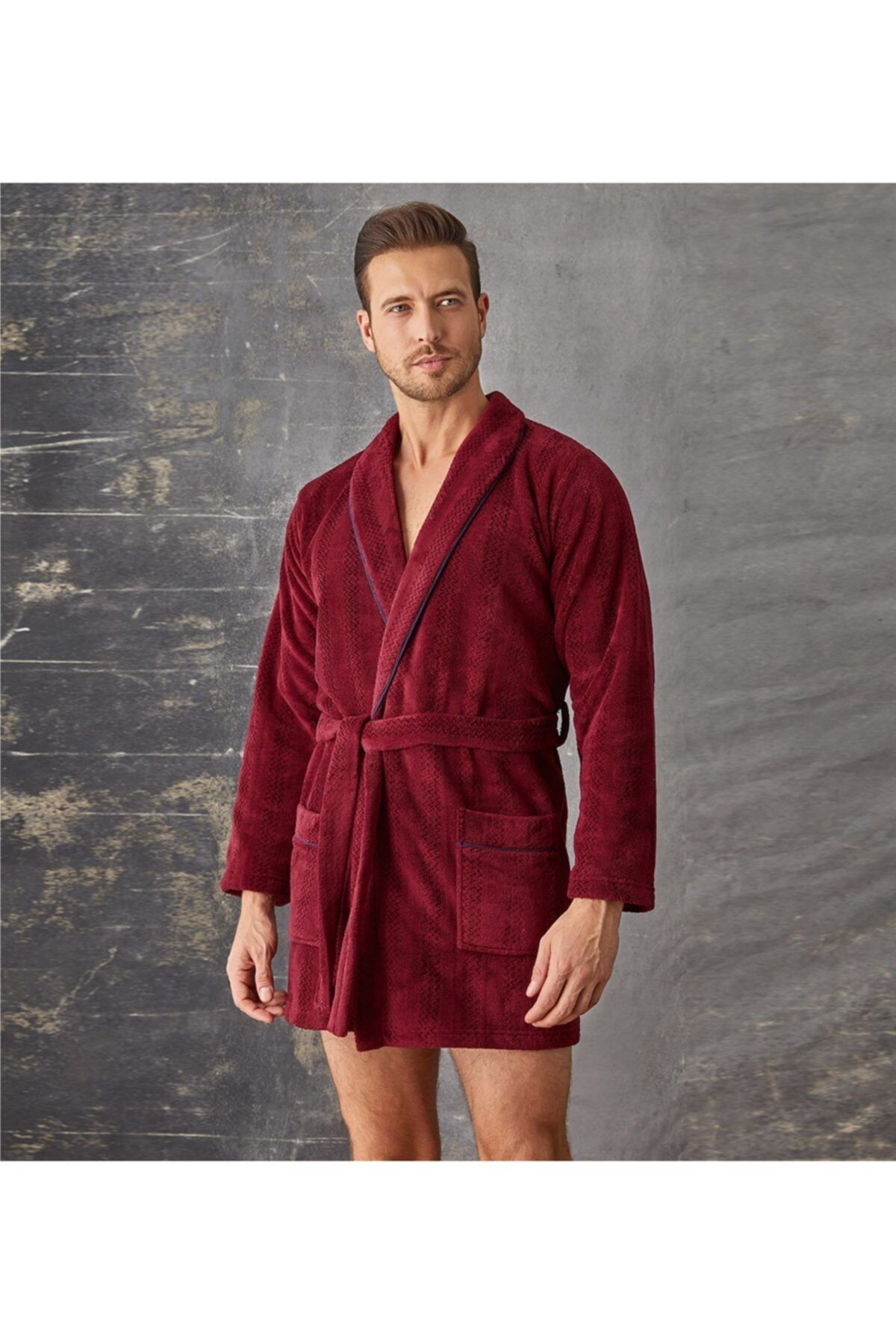 KLY Fleece Pentru Bărbați Rob Plum Masculin - XL