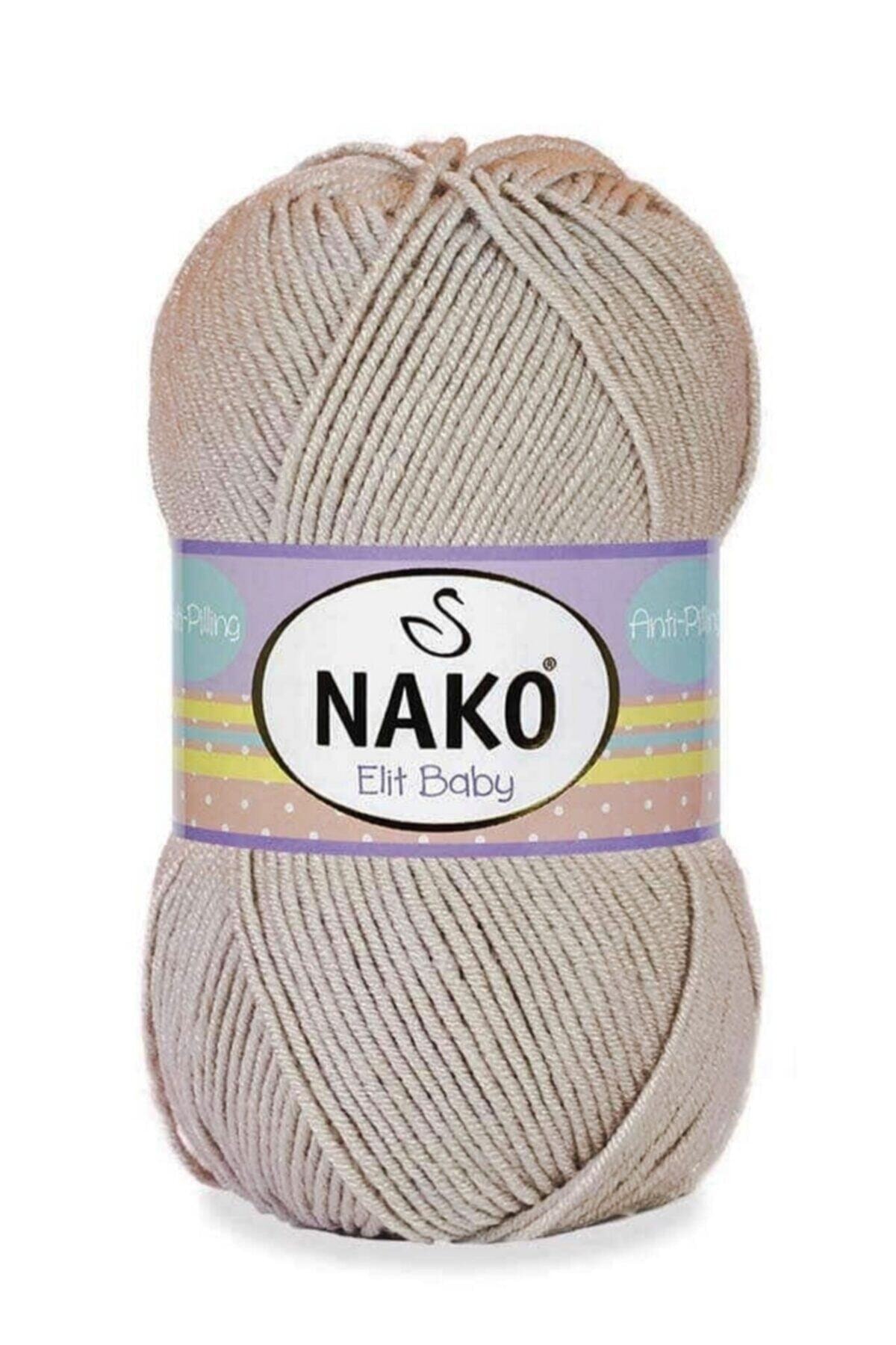 ( 5 Pieces ) Elite Baby 6792 Nude Hand Knitting Yarns Vest Cardigan Sweater Yarn Baby Blanket Yarn