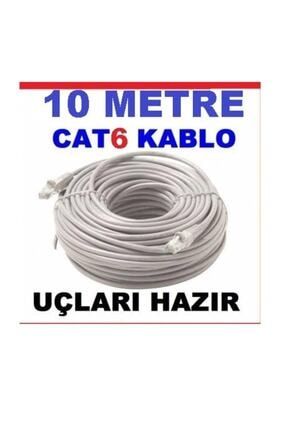 10 Metre Internet Kablosu Kalın Bakır Cat6 Network Kablo CAT-1