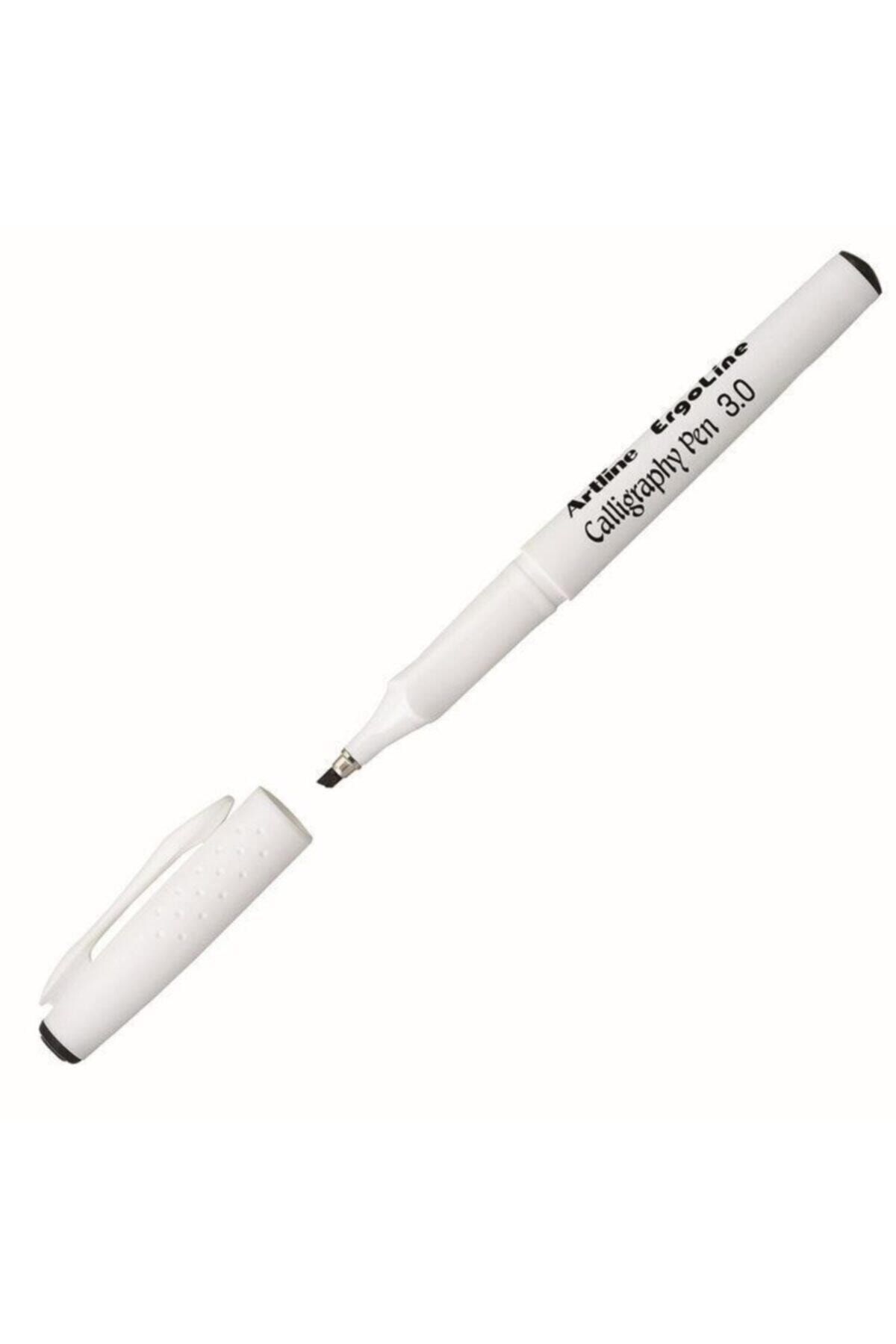 artline-Ergoline Arabic Side Cut Calligraphy Pen 3.0 Mm Black 1