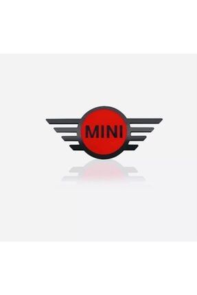 Mini Cooper F Serisi Mini Amblem Logo Arma Ön Kaput Ya Da Arka Bagaj Logo Siyah Kırmızı Renk 001.84.03