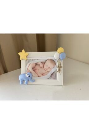 Bebek Odası Çerçeve Mavi Filli TYC00361435542