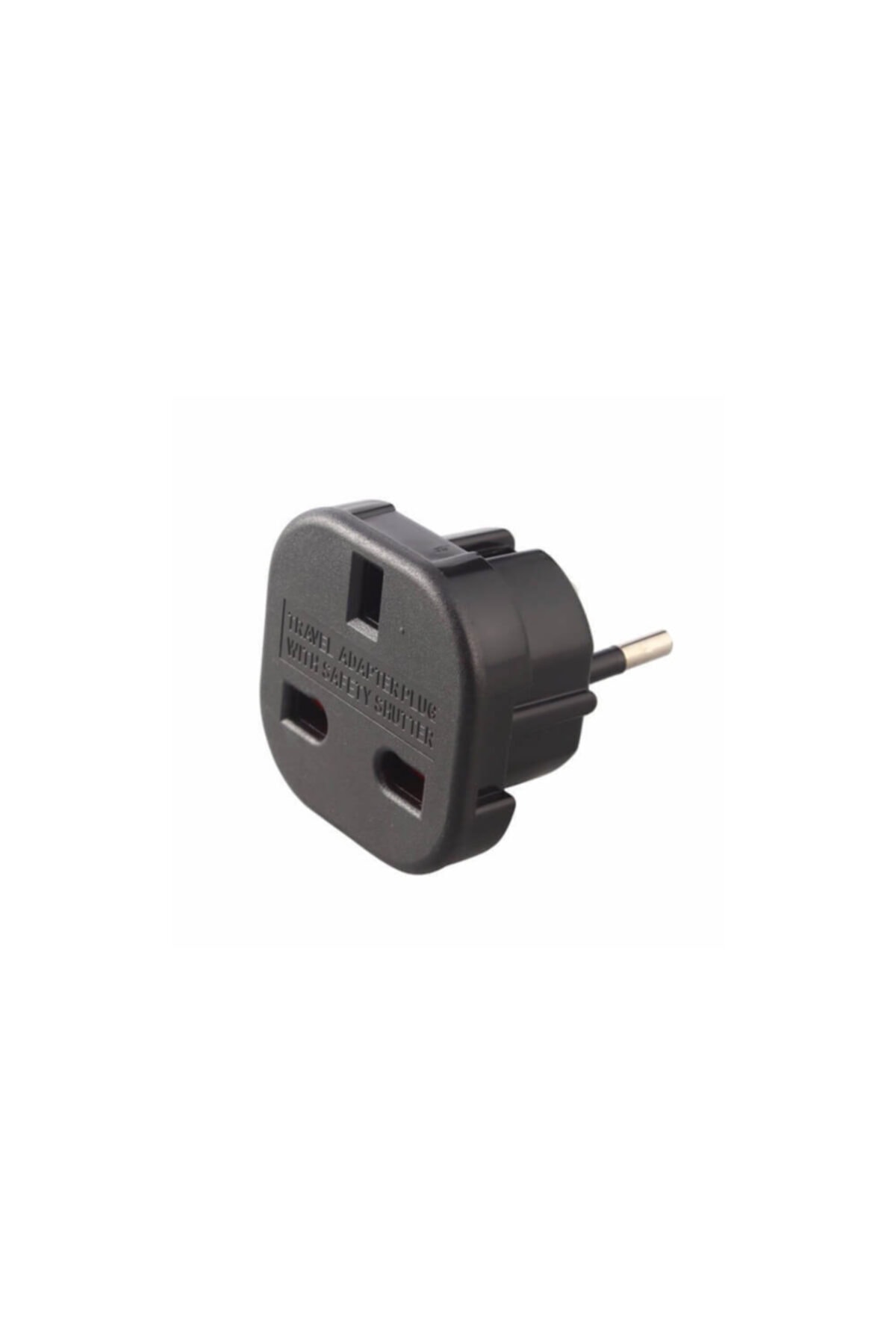 WOZLO Ingiliz Fiş Adaptör Çevirici Ingiliz-türk Çevirici Priz Adaptör - Siyah