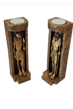 3'lü Mumluk Tütsülük Antik Mısır Anubis 1305392L