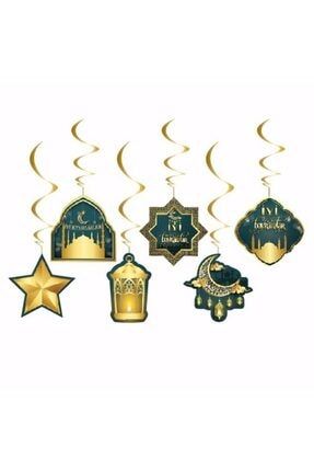 6'lı Tavan Süs Iyi Bayramlar Yazılı Ramazan Bayramı Mutlu Bayramlar Temalı Sarkıt Dini Islami Süsü IYIBAYRAMLARKONSEPTHZR