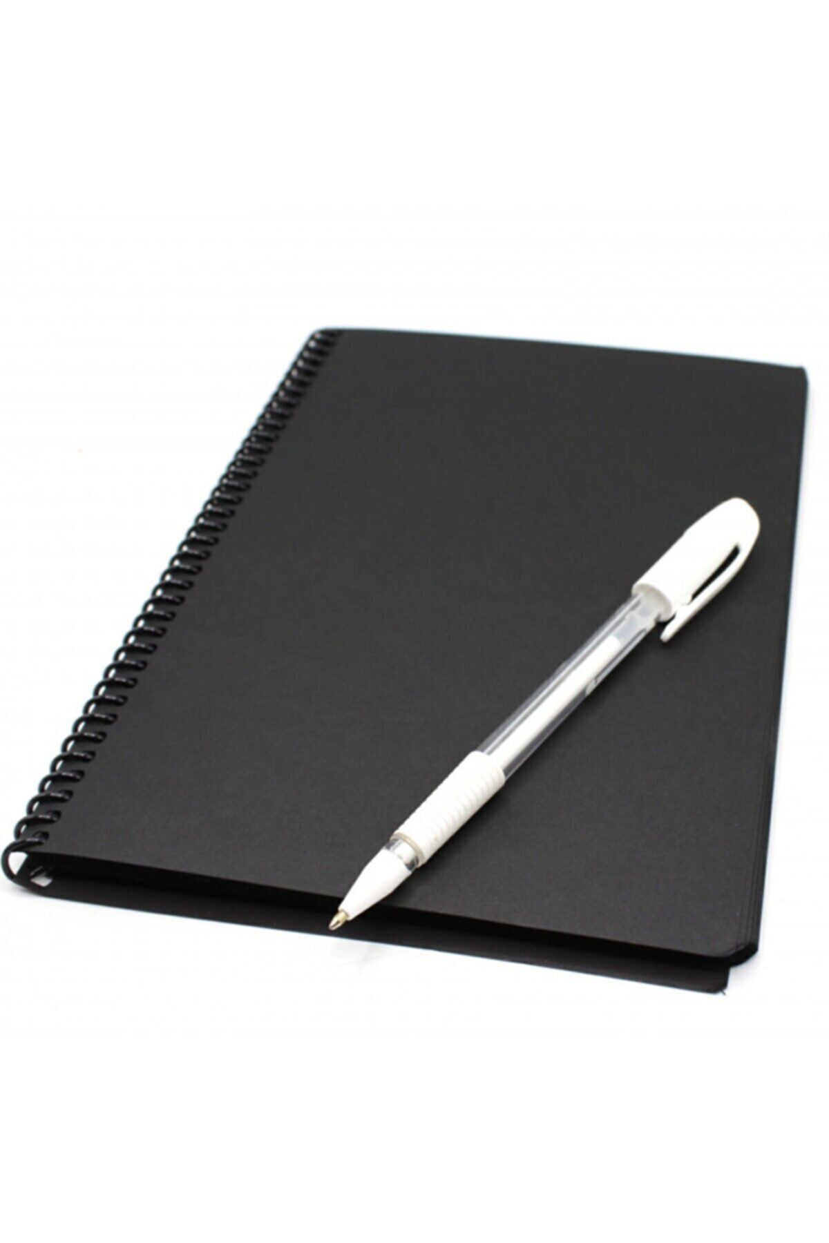 Блокнот GreenStationery Black Page с ручкой и подарком YS-10125