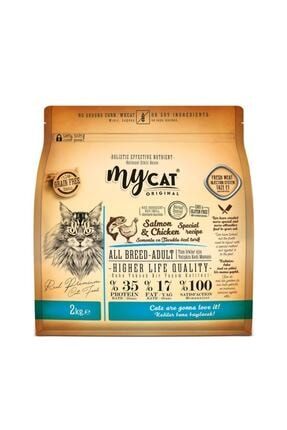 My Cat Mycat Original Tahılsız Somonlu Tavuklu Kedi Maması 2 Kg 3458