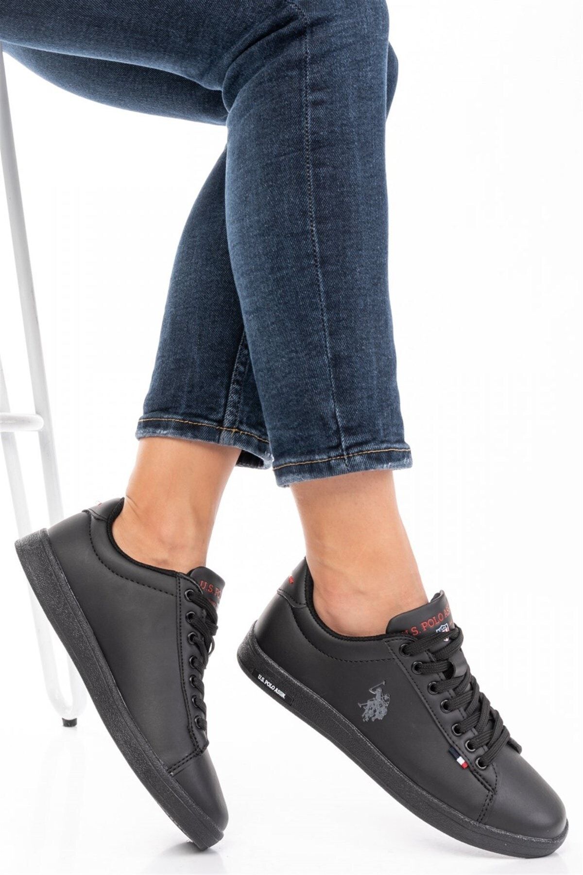 کفش ورزشی زنانه مشکی فرانکو اوسپا 1fx V9 U.S. Polo Assn.