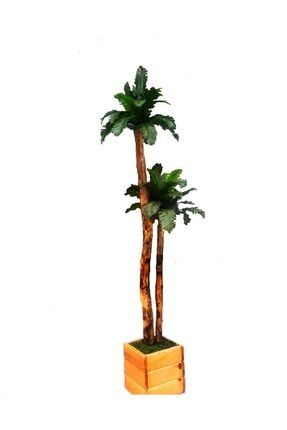 Yapay Afrika Palmiyesi 2 Gövdeli 1.70 Metre Boyunda Palmiye Ağaç Çiçek afriika2