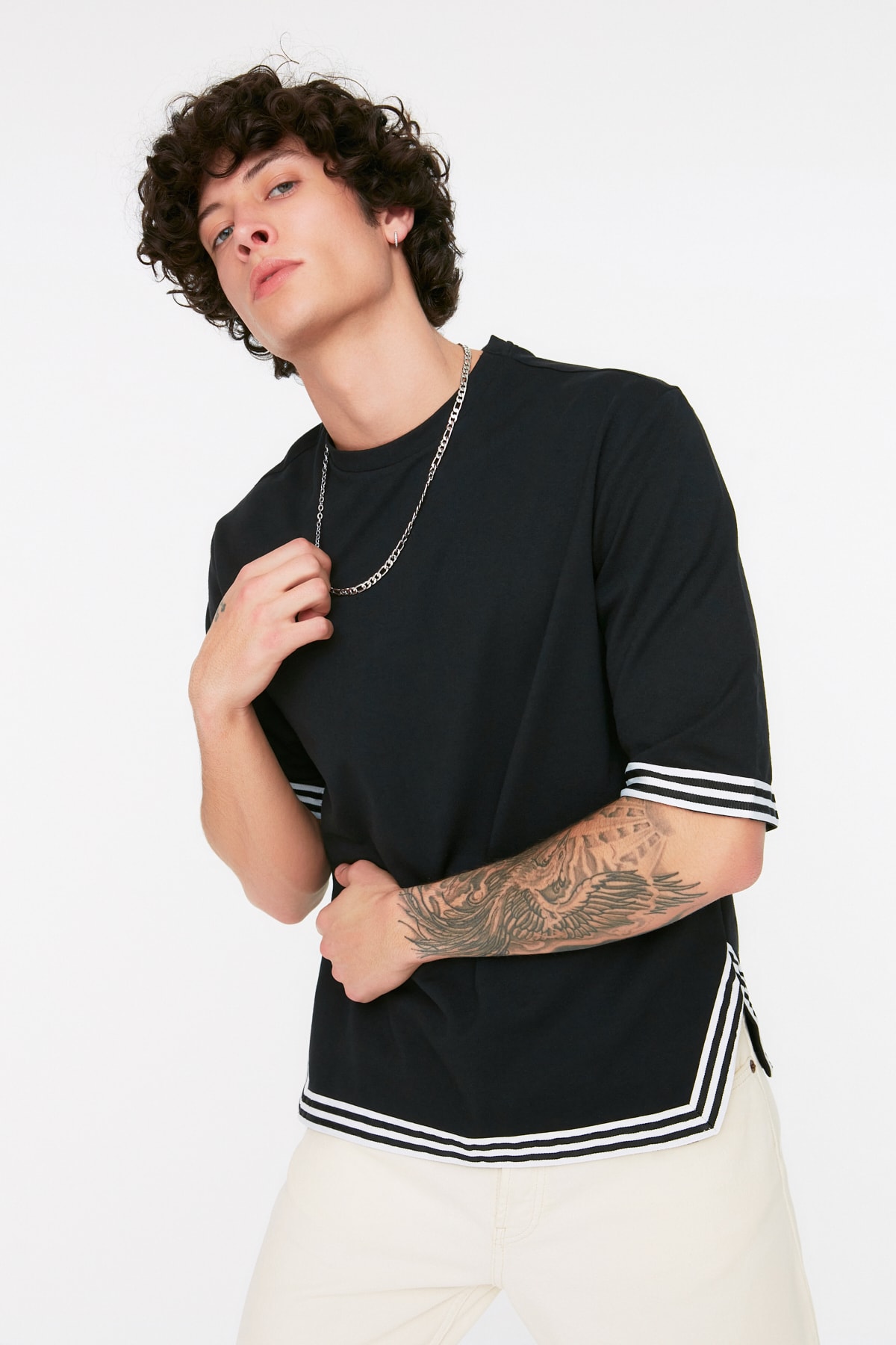 Trendyol Collection Sweatshirt Schwarz Regular Fit