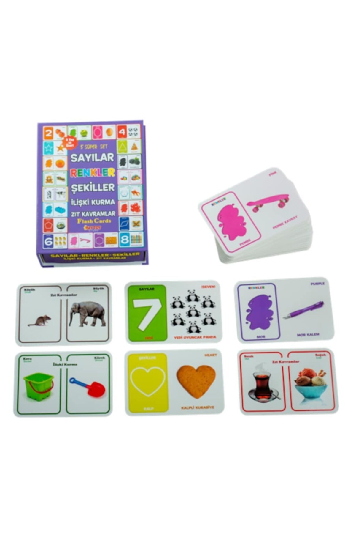 , کارت‌های هوشی، کارت‌های آموزشی، مجموعه ۴ عددی، کارت‌های حافظه