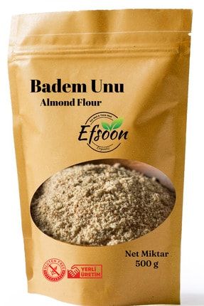 Öğütülmüş Badem 500 G | Saf %100 Badem Natural | Almond Flour | Glütensiz Saf | BU-500