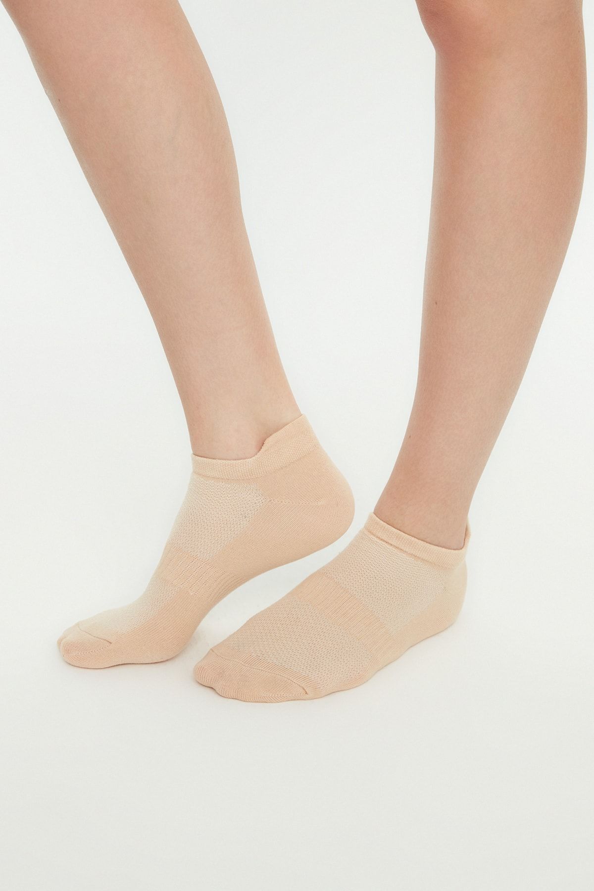 Trendyol Collection-Mustard 5er-Pack Baumwoll-Strick-Sport-Yoga-Socken TWOAW20CO0011 12