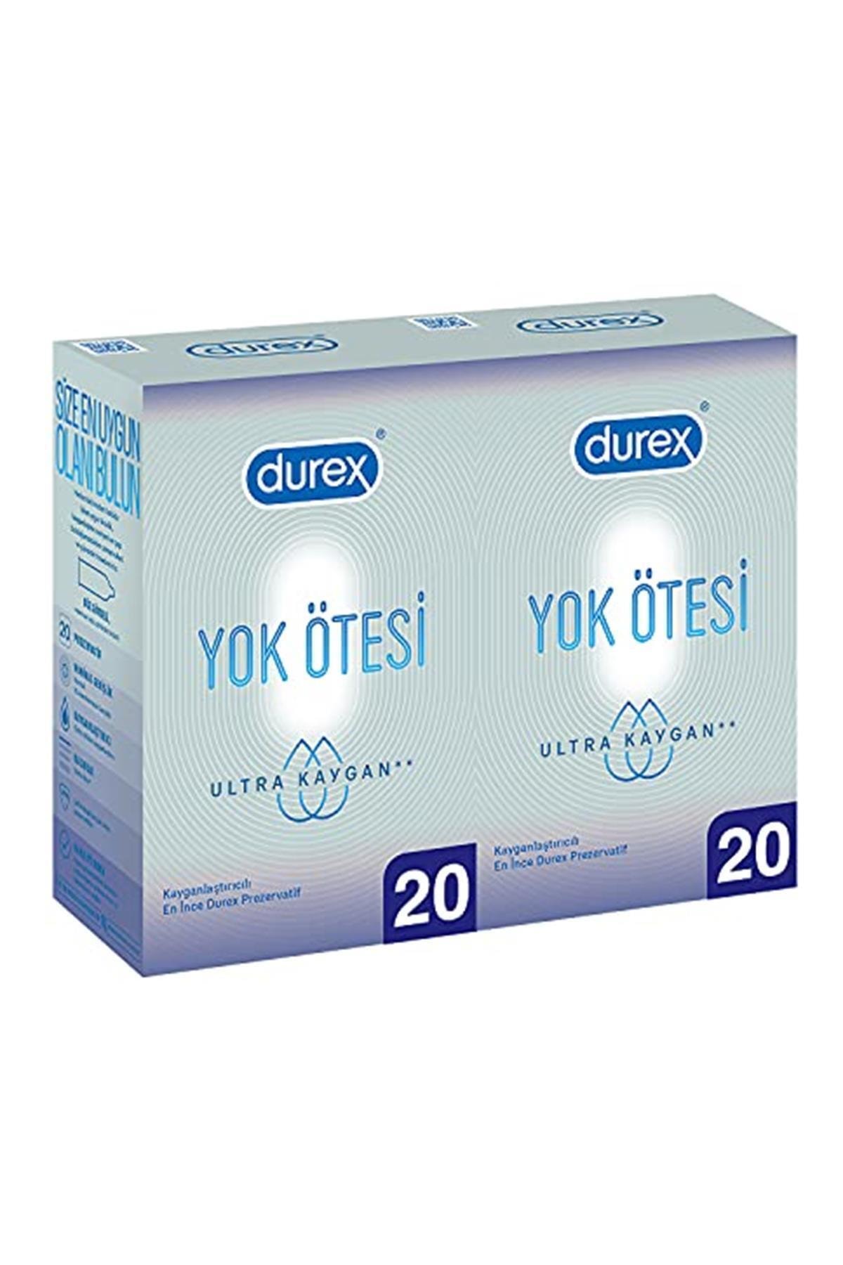 Yok Ötesi Ultra Kaygan Prezervatif 40lı 2 X 20 Adet
