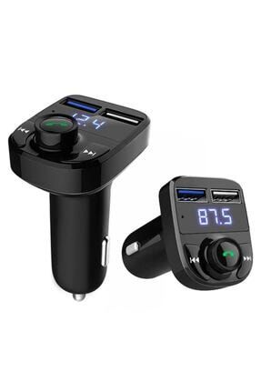 Car X8 Wireless Araç Kiti Ve Şarj Cihazı Fm Çift Usb Transmitter Siyah JPN-CARX8