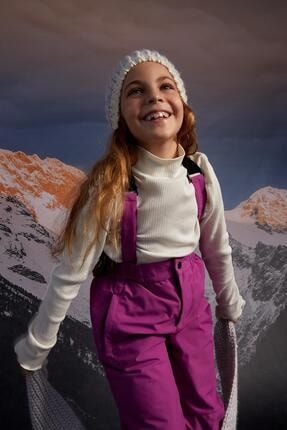 Kız Çocuk Esnek Belli Askılı Kayak Pantolon U4270A621WN
