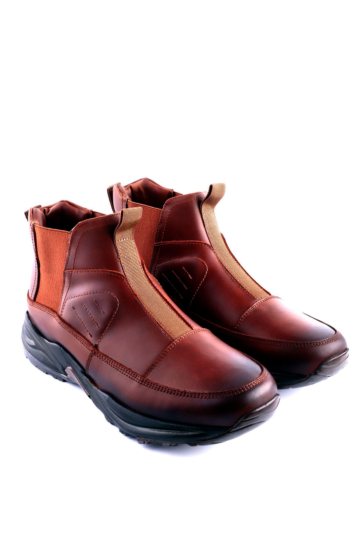 Forelli Stiefelette Braun Flacher Absatz NA7675