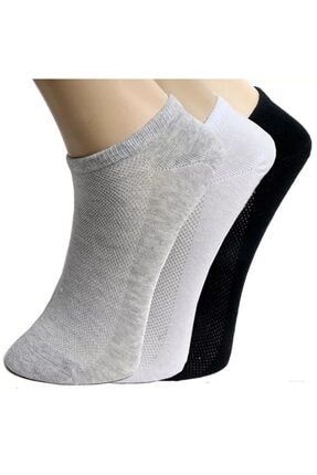 5 Çift Kadın Karikatürlü Pamuklu Moda Patik Çorap ST1041