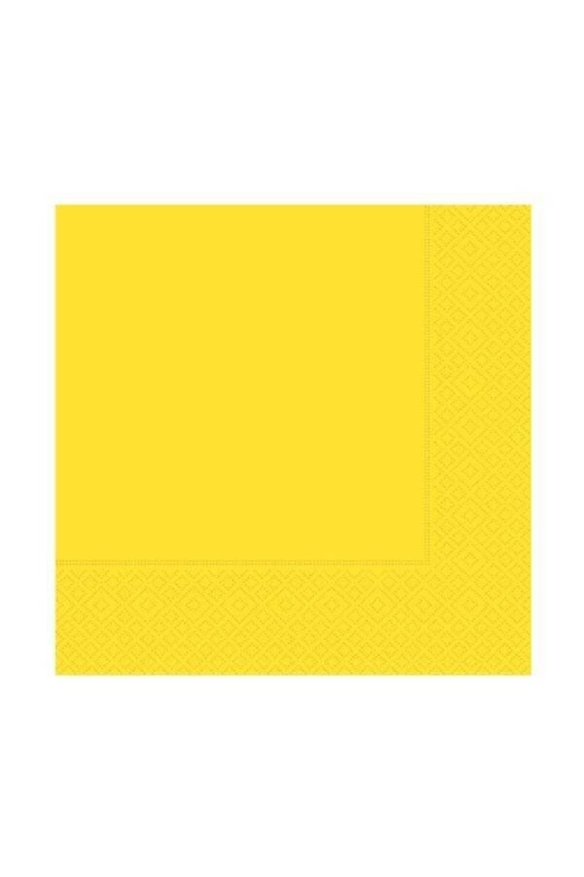 Roll-Up-مناديل ورقية صفراء مقاس 33x33 سم 1