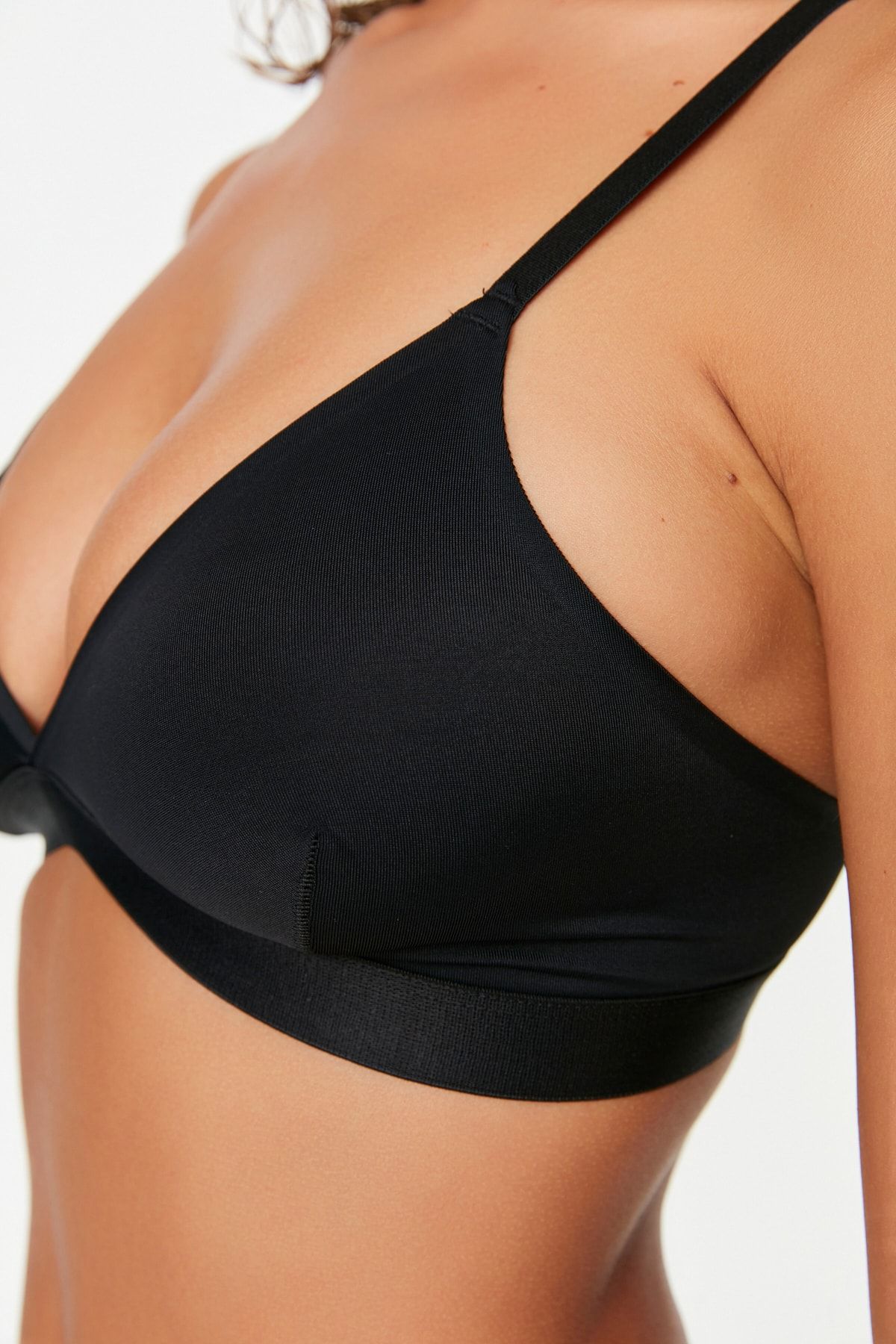 Trendyol Collection-Black Strap Micro Rope Triangle Bralette Thmss21Su0014 3