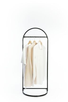 Butik Stil Oval Konfeksiyon Askılığı Siyah Renk Askılık Siyah Elbise Askılığı Fc119eskimo