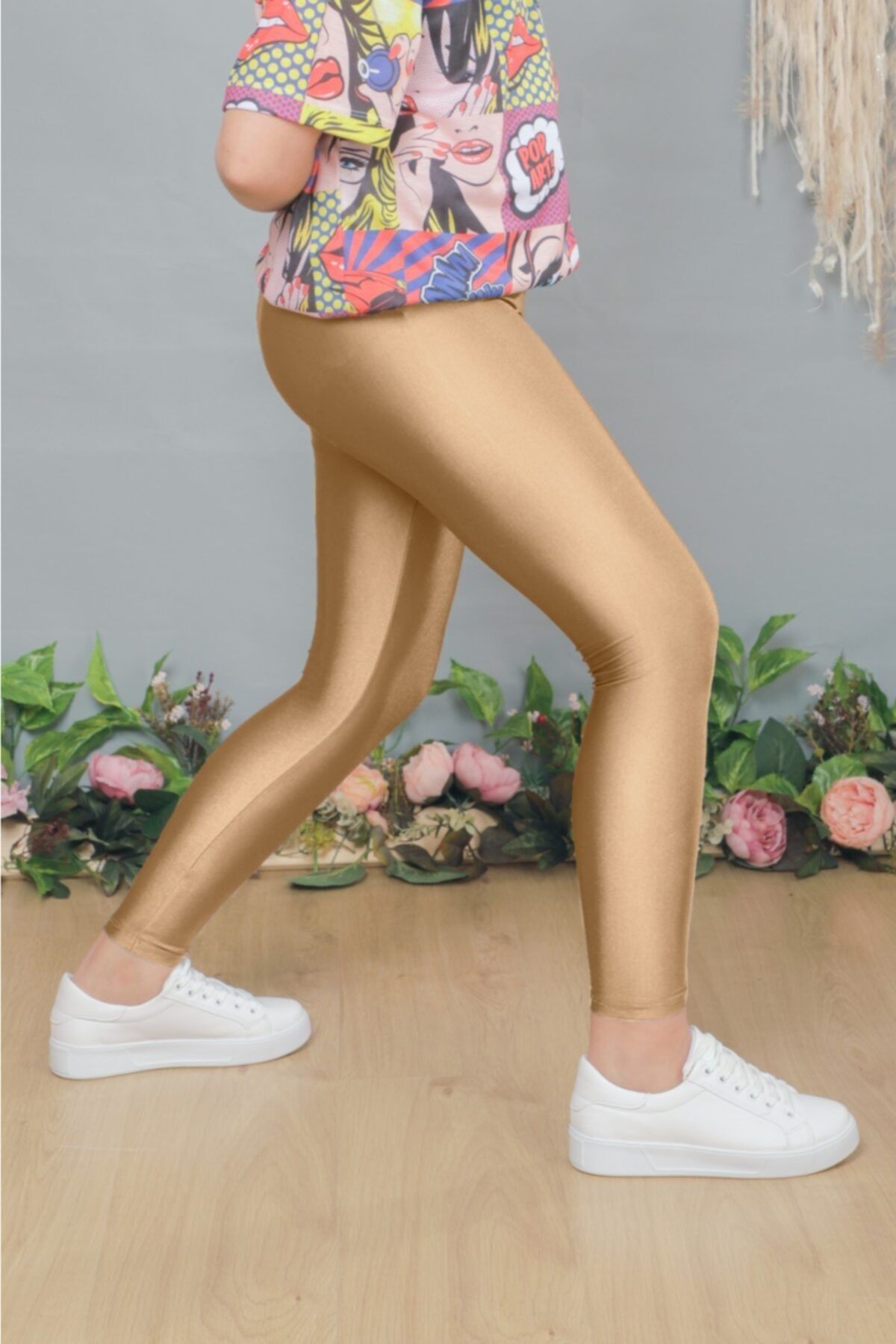 hoQuspoQus Leggings Gold colored