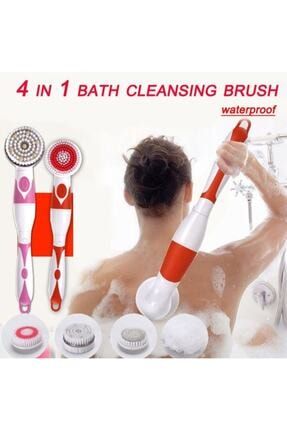 Pratik Bath Vücut Masaj Ve Temizleme Duş Fırçası Seti 257518