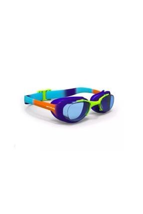 Mavi Turuncu Çocuk Yüzücü Gözlüğü S Boy Şeffaf Camlar Xbase Dye Nabaıjı 8501800