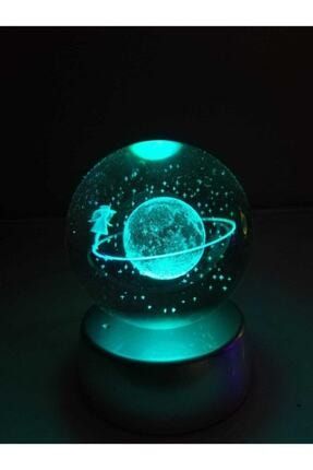 Cam Kürede Gezegen Kız Model Led Lamba cam kürede gezegen kız model led lamba