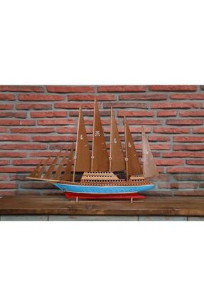 Ağaç Yelkenli Gemi Maketi, Yat Modeli ML--3