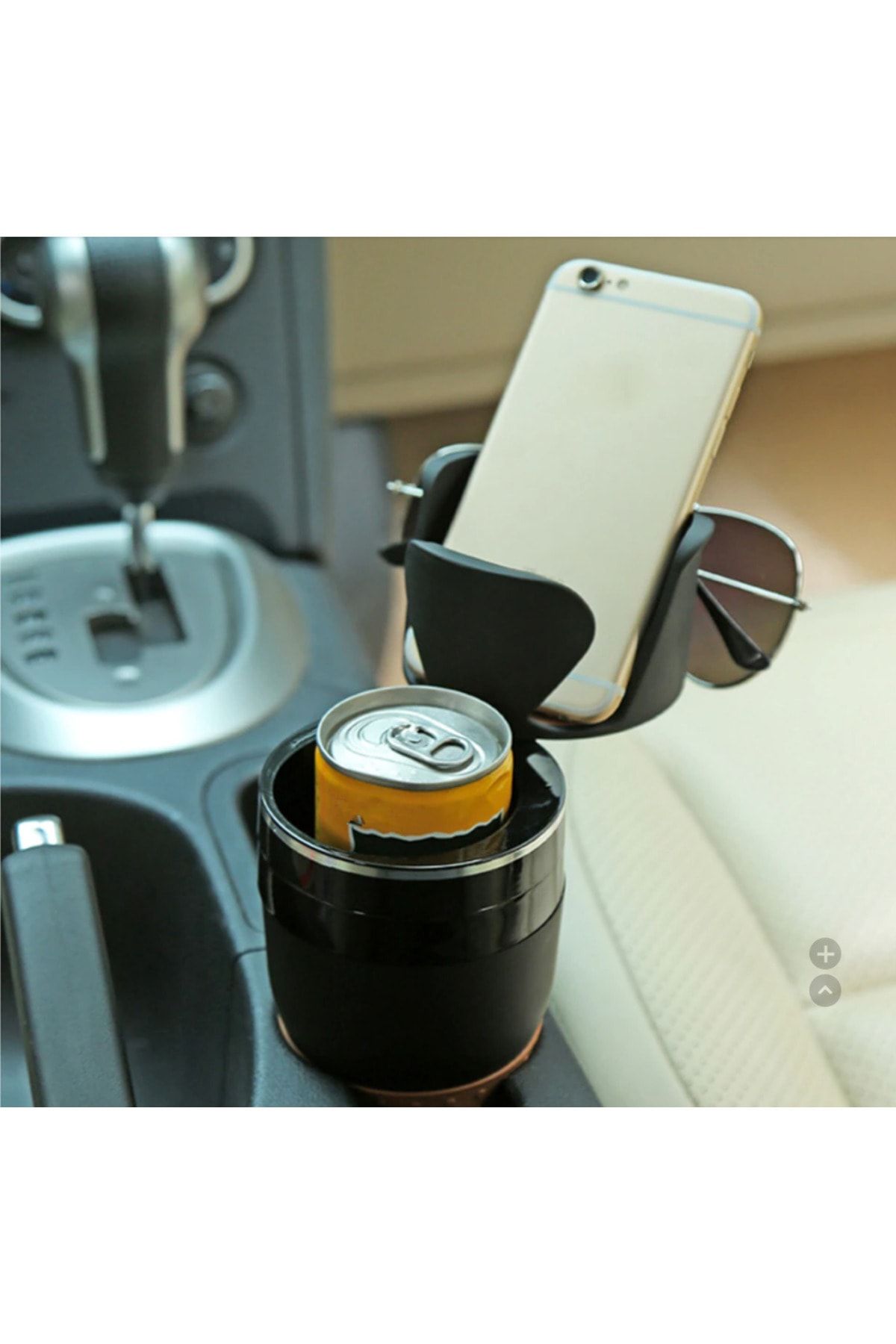 Ankanorm Functional Cup And Phone Holder Car Interior Cup Holder