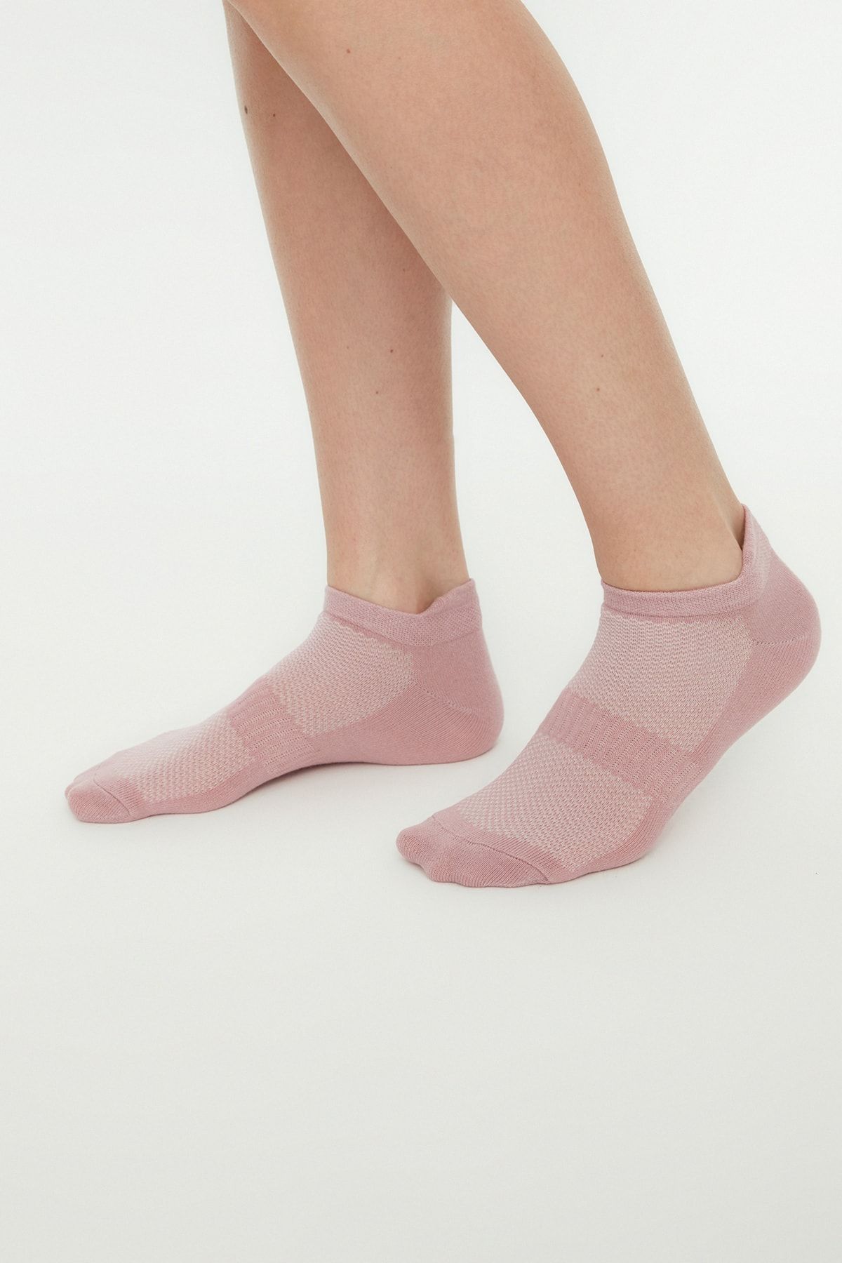 Trendyol Collection-Mustard 5er-Pack Baumwoll-Strick-Sport-Yoga-Socken TWOAW20CO0011 3