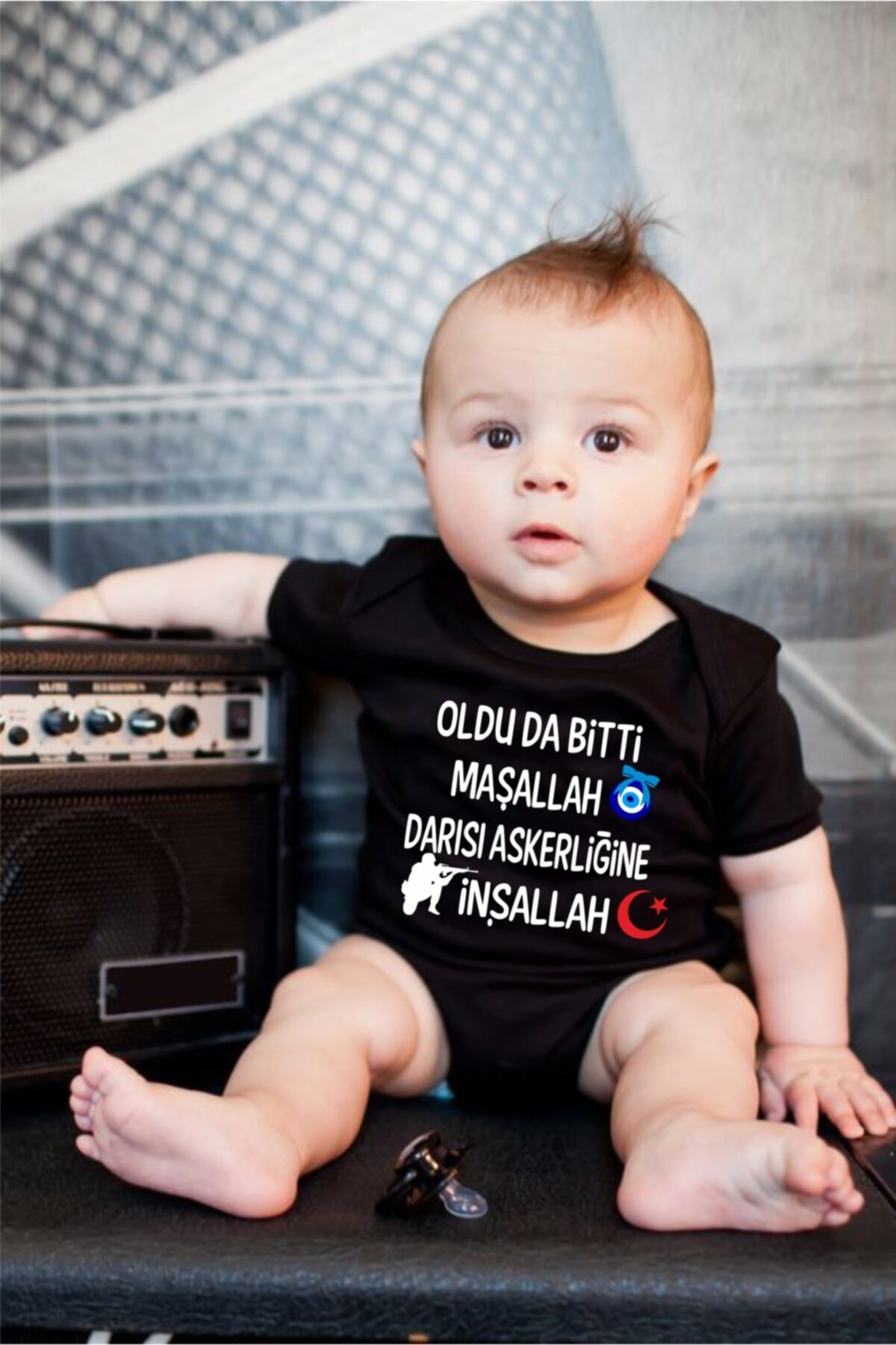  طراحی بادی ختنه، بادی نوزاد مشکی برای خدمت سربازی