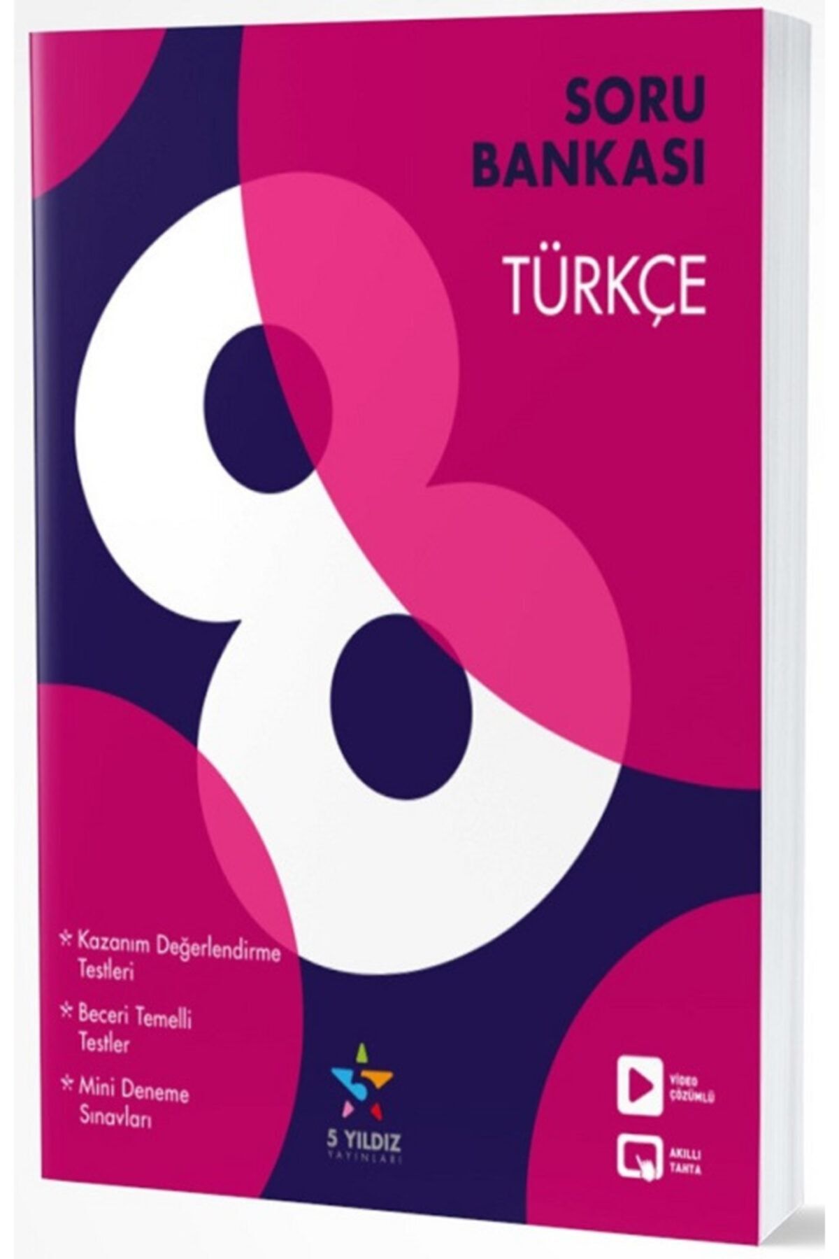 5 yıldız yayınları 8. Sınıf Türkçe Soru Bankası 5 Yıldız Yayınları