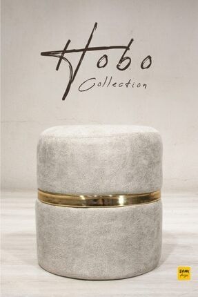 Hobo Puf Cream Gold HOBO01