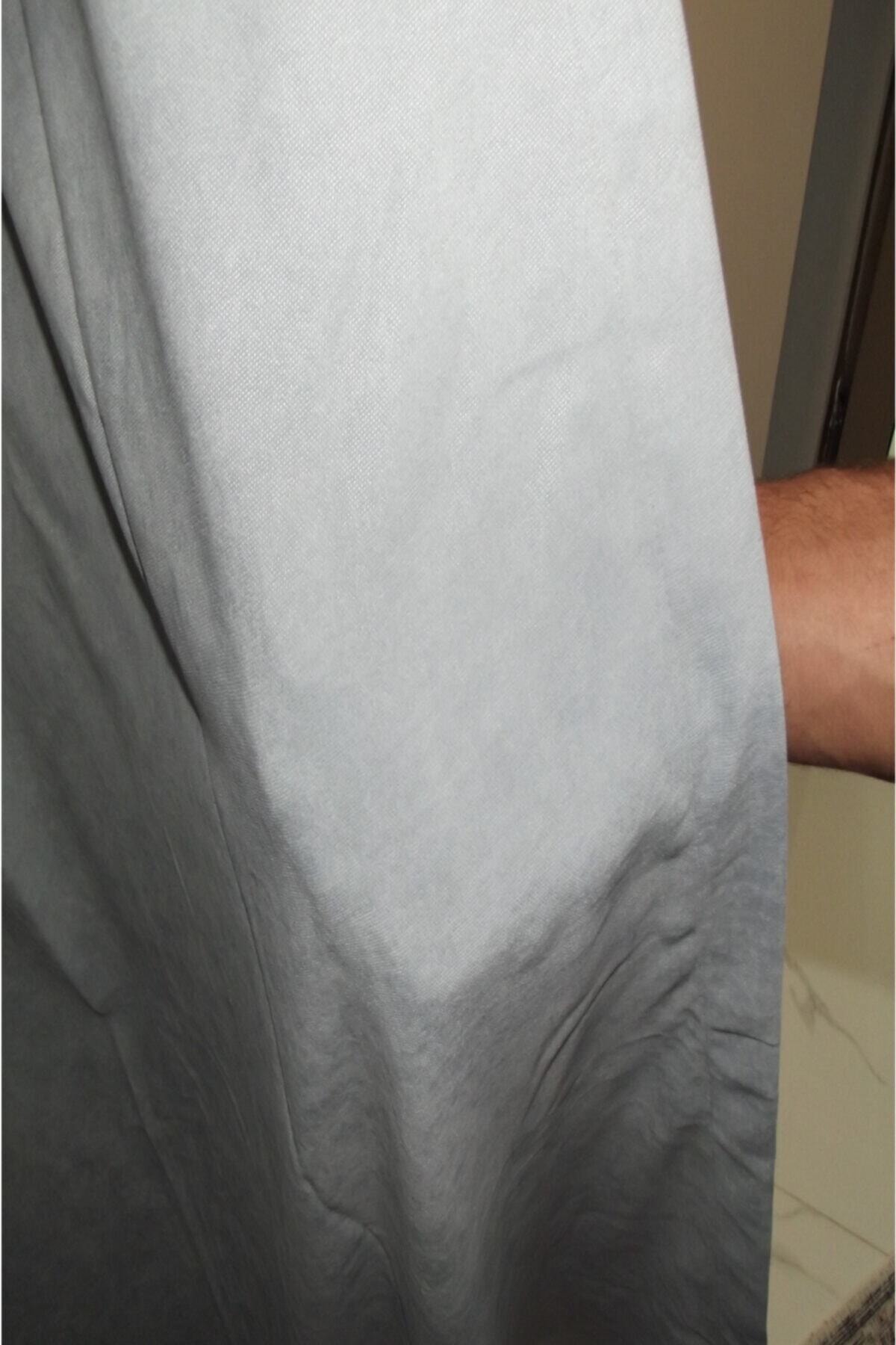 TülEvi Petek Kadife Dokulu Fon Perde Düz Dikişli Ekstrafor Büzgü 140x260 fotoğrafı 4 (önizleme)