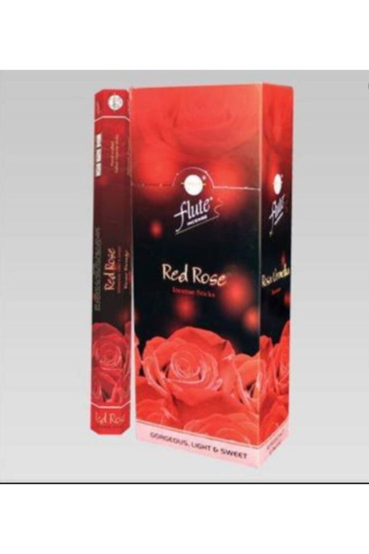 Flute Incense Red Rose 20 Sticks
