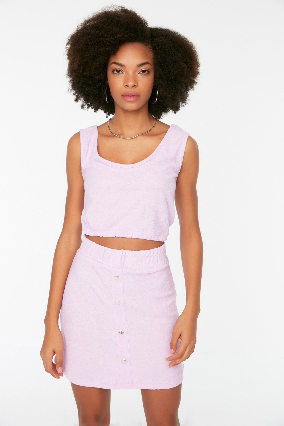 Trendyol Collection Unterhemd Lila Figurbetont