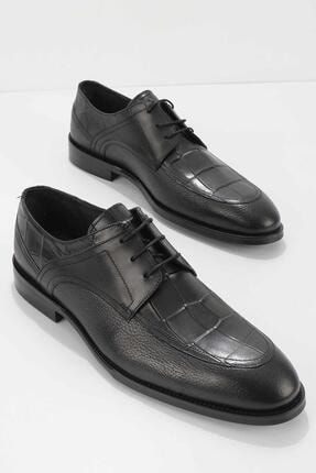 Siyah Leather Erkek Klasik Ayakkabı E01755114503