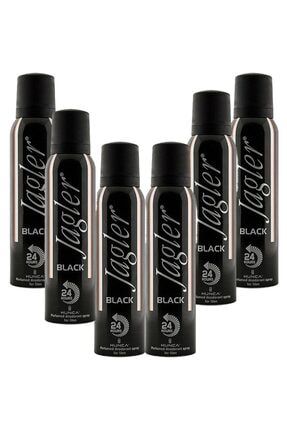 Deodorant For Men Black 150 Ml X 6 Adet 8690973030726-6