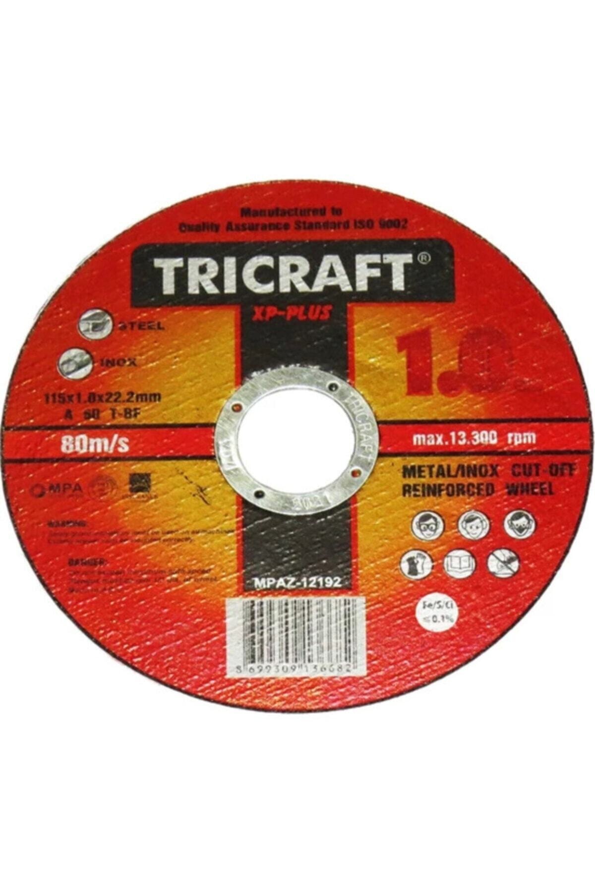 Trike Star Tricraft Inox Metal Kesici Taş 115x1.0x22 Mm 25'li