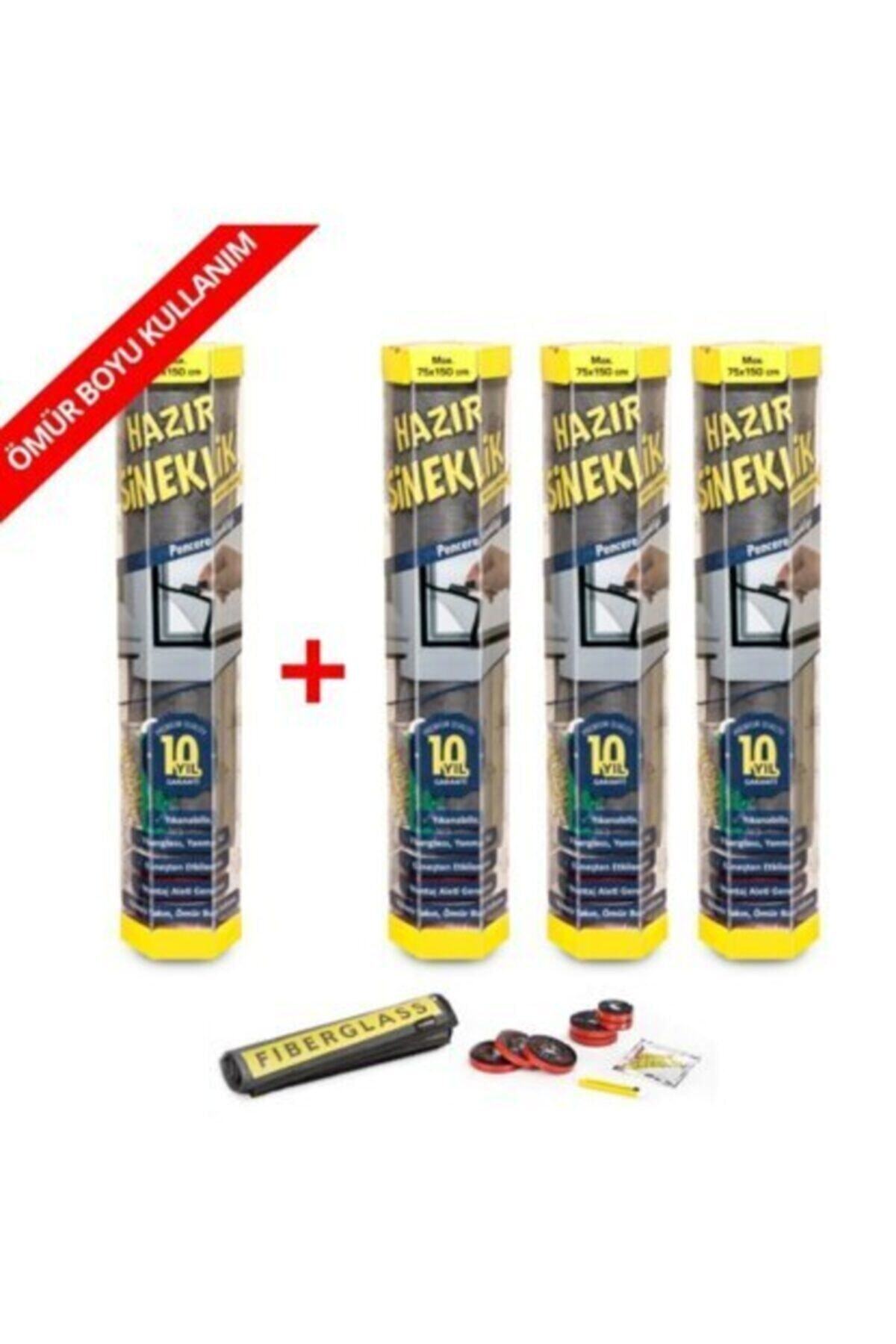 Genel Markalar Hazır Sineklik 75x150 Cm (pencere Için) - 4 Lü Paket