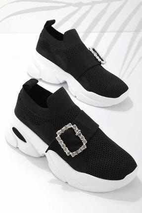 Siyah Triko Kadın Sneaker K01718005082