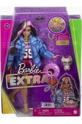 Barbie Extra Eklemli Malibu Elbiseli,uzun Dalgalı Saçlı Orijinal Yeni Barbie Extra #13 Hdj46 728271938383